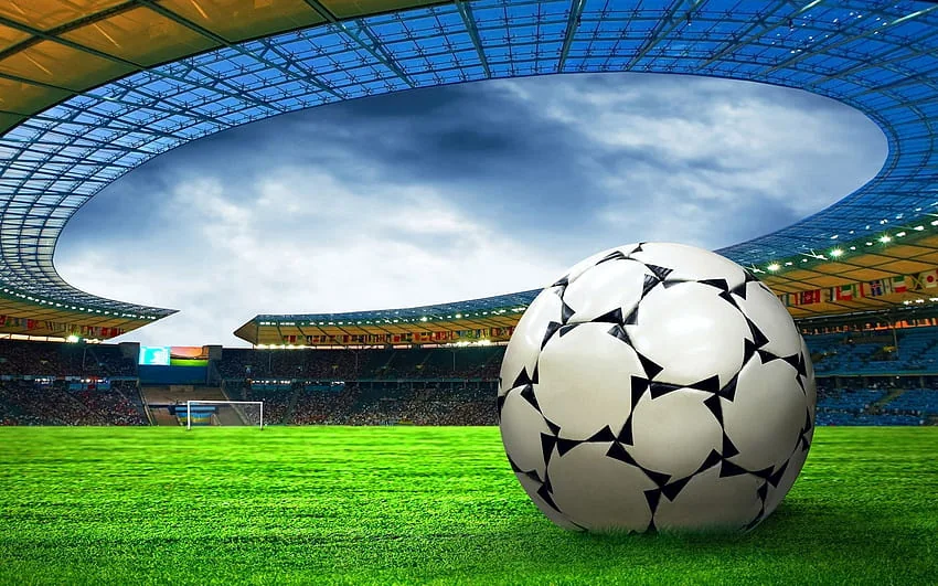 Suasana kompetisi olahraga untuk tampilan pertandingan live